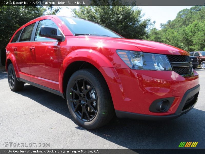 Front 3/4 View of 2013 Journey SXT Blacktop