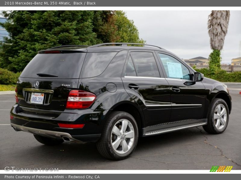 Black / Black 2010 Mercedes-Benz ML 350 4Matic