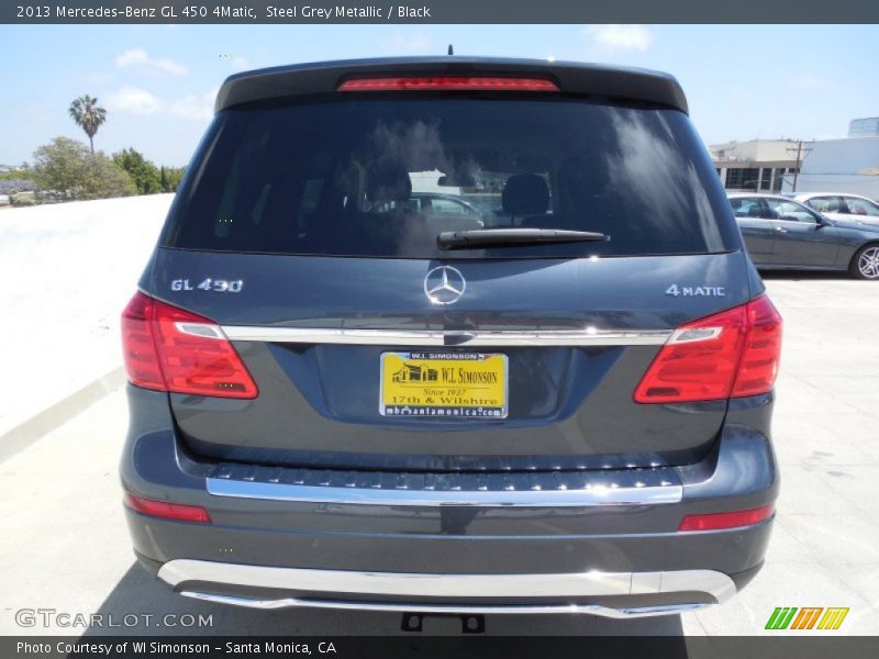 Steel Grey Metallic / Black 2013 Mercedes-Benz GL 450 4Matic