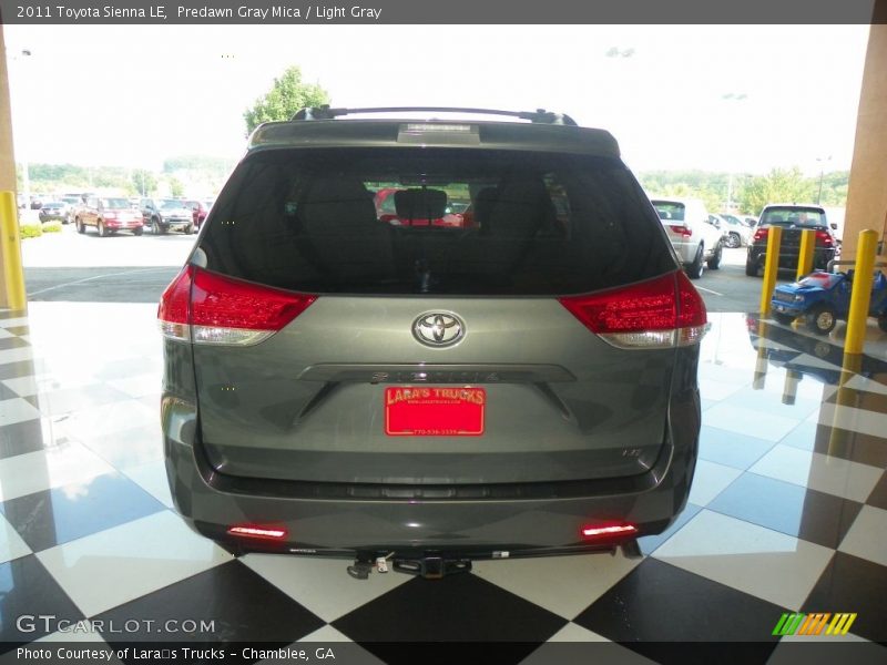 Predawn Gray Mica / Light Gray 2011 Toyota Sienna LE