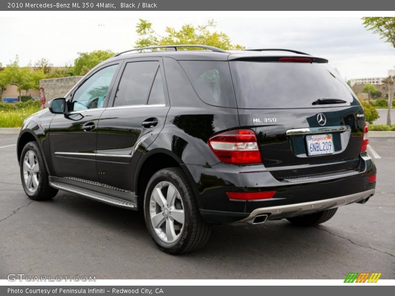 Black / Black 2010 Mercedes-Benz ML 350 4Matic