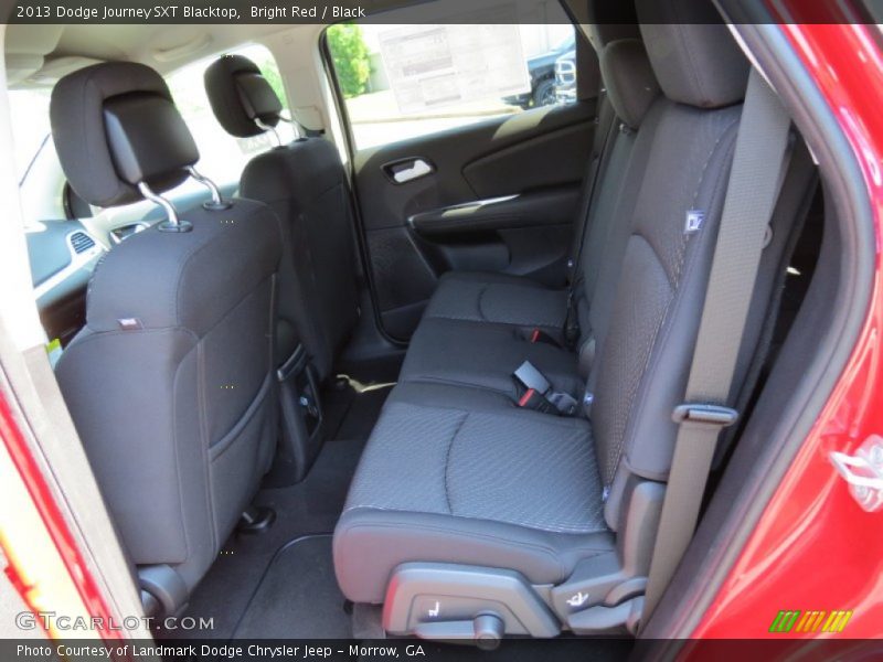 Bright Red / Black 2013 Dodge Journey SXT Blacktop
