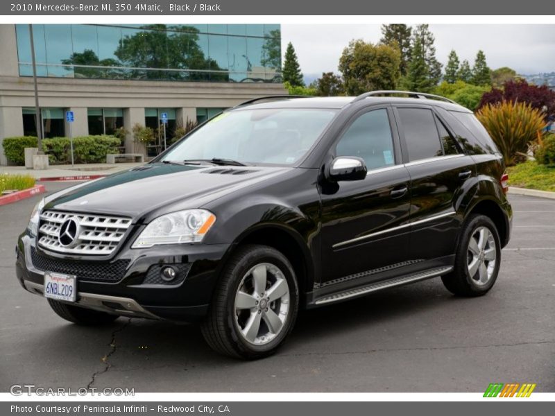 Black / Black 2010 Mercedes-Benz ML 350 4Matic