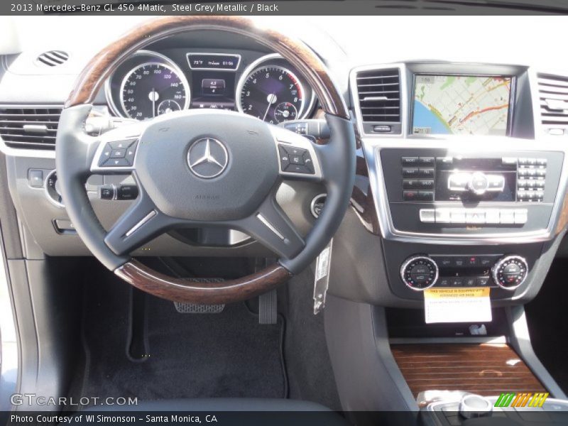 Steel Grey Metallic / Black 2013 Mercedes-Benz GL 450 4Matic