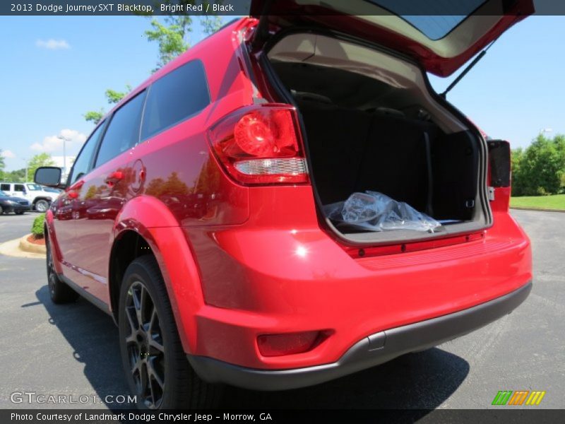 Bright Red / Black 2013 Dodge Journey SXT Blacktop