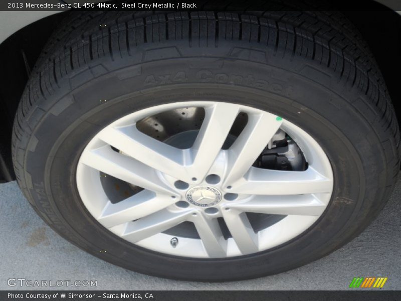 Steel Grey Metallic / Black 2013 Mercedes-Benz GL 450 4Matic
