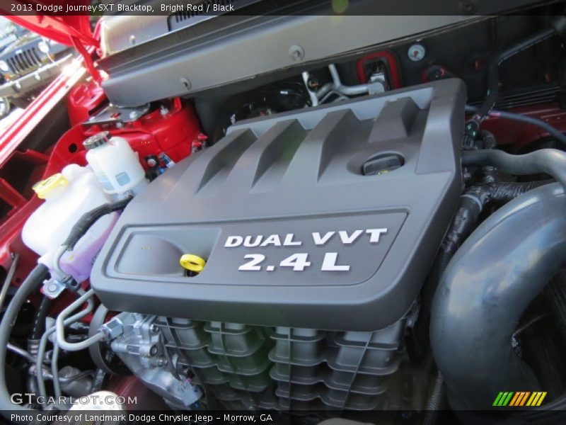 Bright Red / Black 2013 Dodge Journey SXT Blacktop