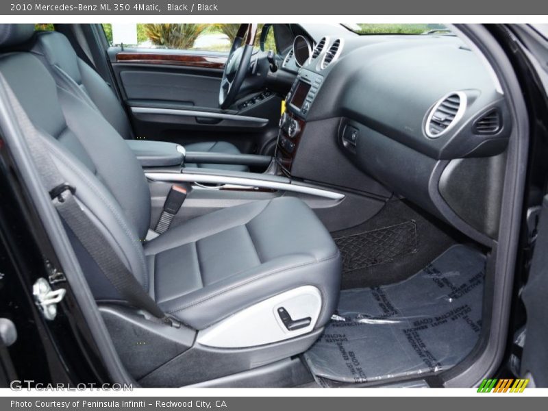 Black / Black 2010 Mercedes-Benz ML 350 4Matic