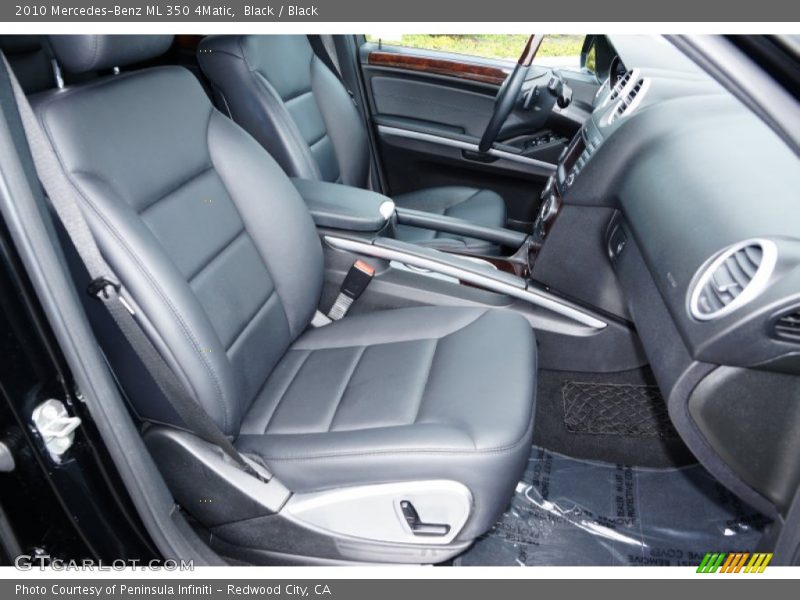 Black / Black 2010 Mercedes-Benz ML 350 4Matic