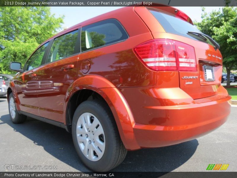 Copper Pearl / Black/Light Frost Beige 2013 Dodge Journey American Value Package