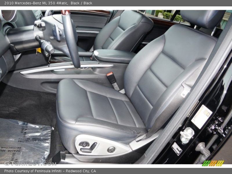 Black / Black 2010 Mercedes-Benz ML 350 4Matic