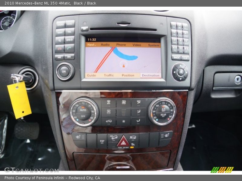 Black / Black 2010 Mercedes-Benz ML 350 4Matic