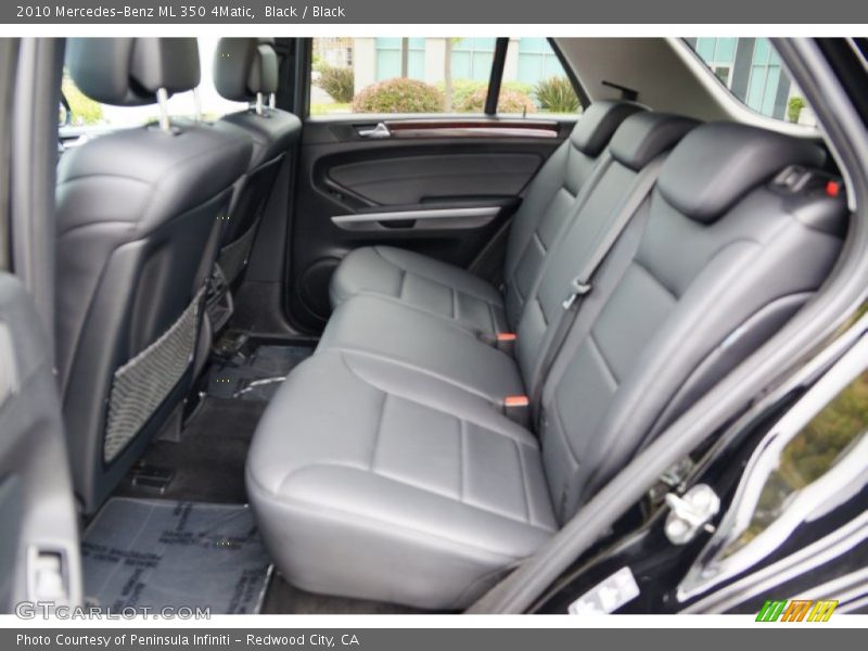 Black / Black 2010 Mercedes-Benz ML 350 4Matic