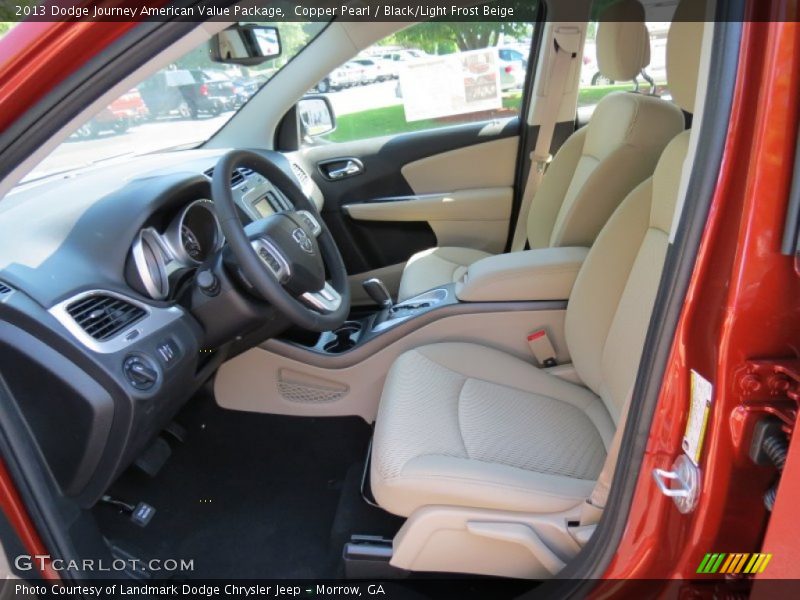 Copper Pearl / Black/Light Frost Beige 2013 Dodge Journey American Value Package
