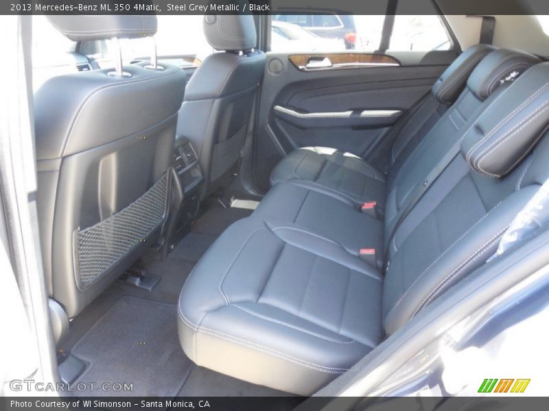 Steel Grey Metallic / Black 2013 Mercedes-Benz ML 350 4Matic