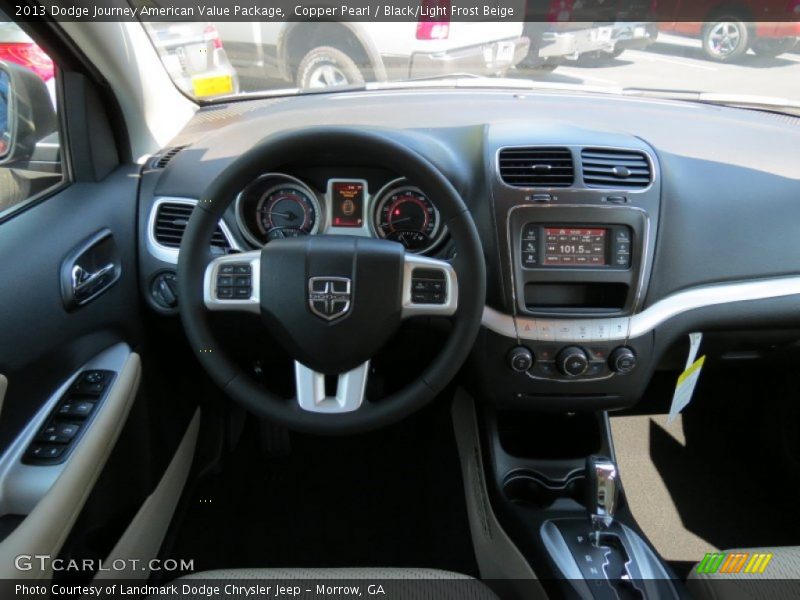 Copper Pearl / Black/Light Frost Beige 2013 Dodge Journey American Value Package