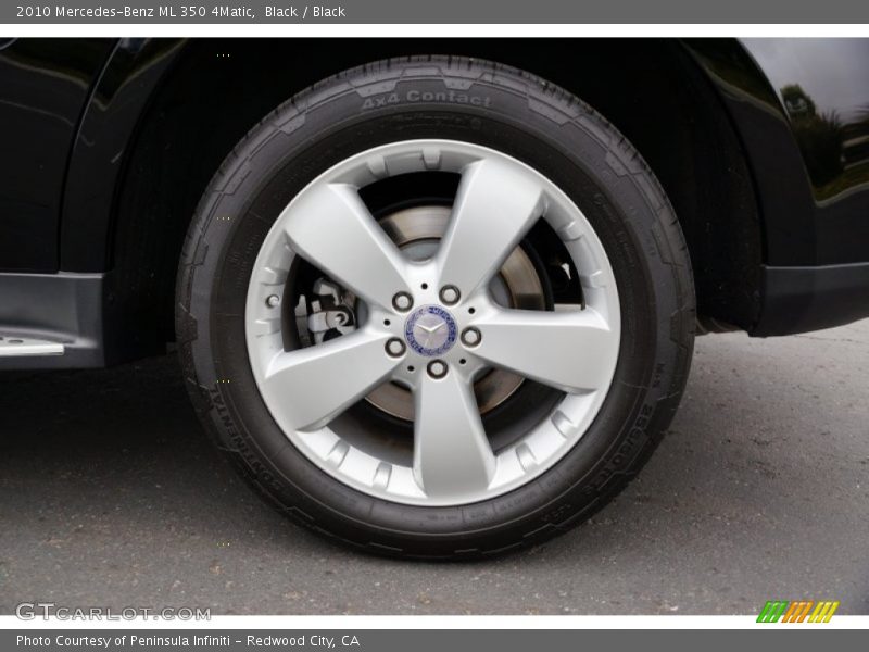 Black / Black 2010 Mercedes-Benz ML 350 4Matic