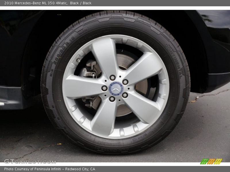 Black / Black 2010 Mercedes-Benz ML 350 4Matic