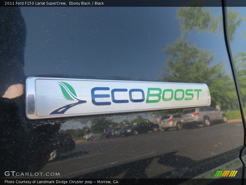 Ebony Black / Black 2011 Ford F150 Lariat SuperCrew