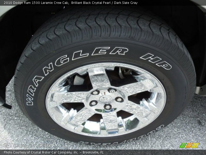 Brilliant Black Crystal Pearl / Dark Slate Gray 2010 Dodge Ram 1500 Laramie Crew Cab