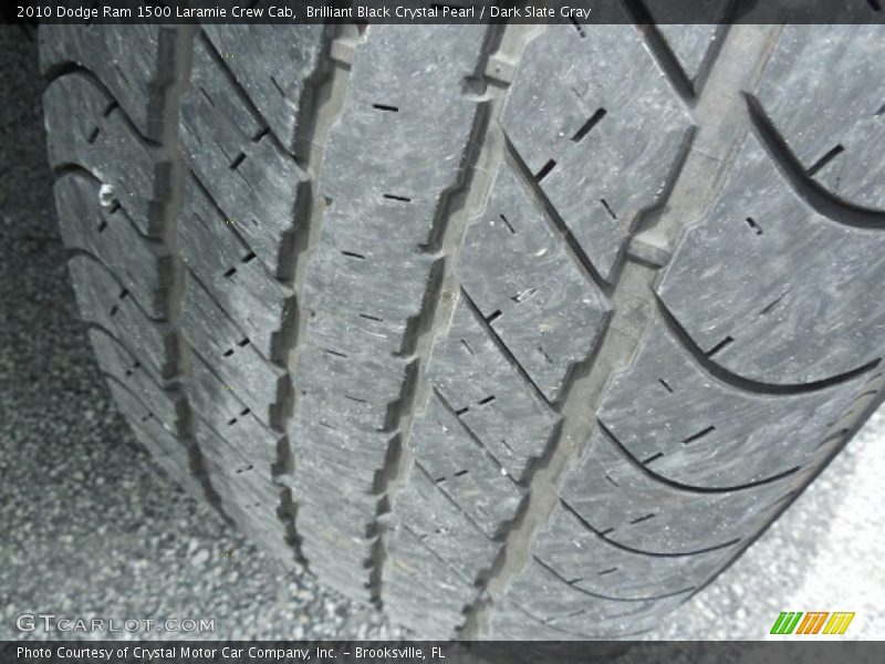 Brilliant Black Crystal Pearl / Dark Slate Gray 2010 Dodge Ram 1500 Laramie Crew Cab