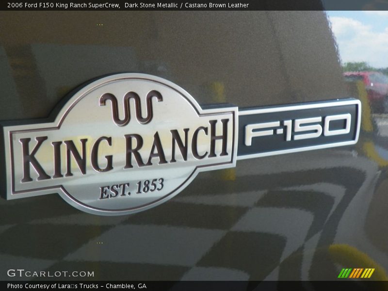 Dark Stone Metallic / Castano Brown Leather 2006 Ford F150 King Ranch SuperCrew
