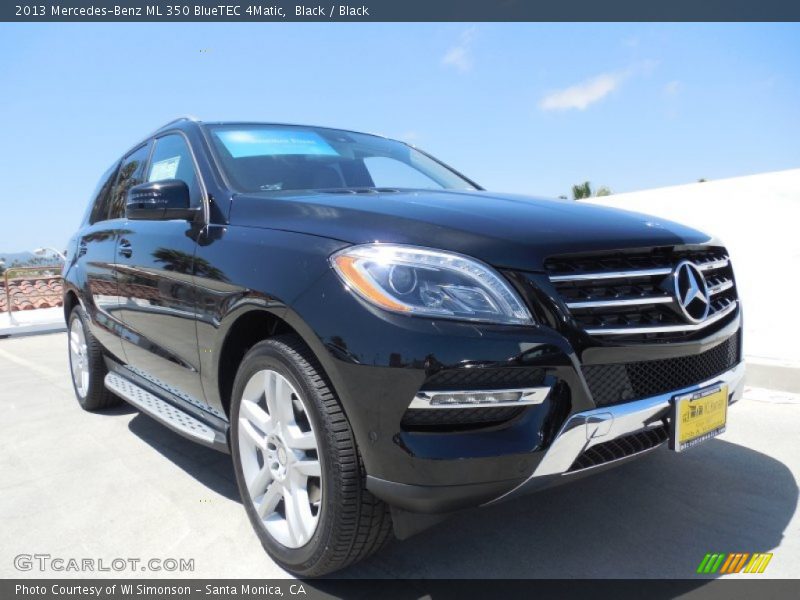 Black / Black 2013 Mercedes-Benz ML 350 BlueTEC 4Matic