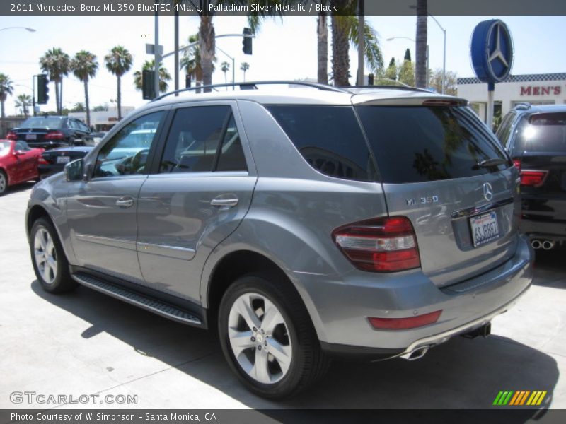 Palladium Silver Metallic / Black 2011 Mercedes-Benz ML 350 BlueTEC 4Matic