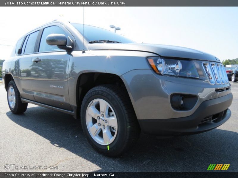 Mineral Gray Metallic / Dark Slate Gray 2014 Jeep Compass Latitude