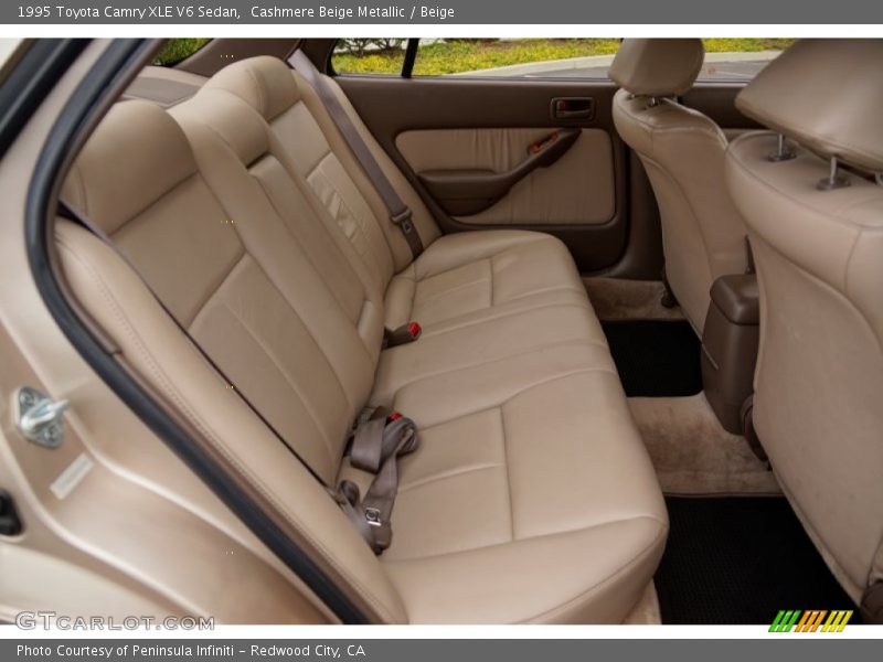 Rear Seat of 1995 Camry XLE V6 Sedan
