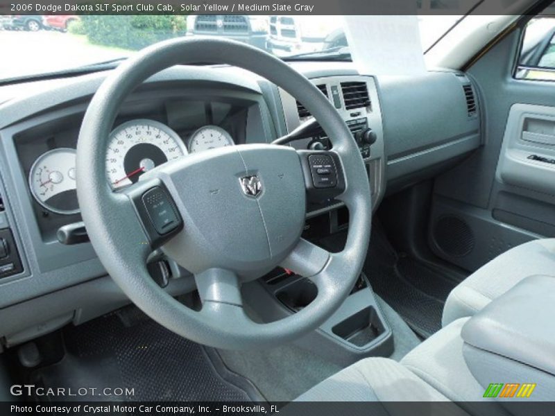 Medium Slate Gray Interior - 2006 Dakota SLT Sport Club Cab 