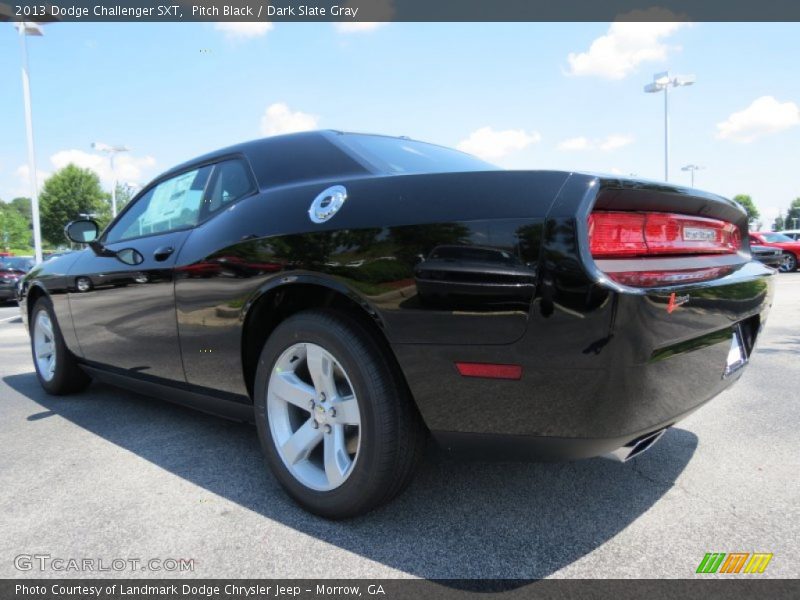 Pitch Black / Dark Slate Gray 2013 Dodge Challenger SXT