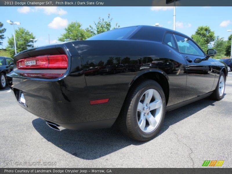 Pitch Black / Dark Slate Gray 2013 Dodge Challenger SXT