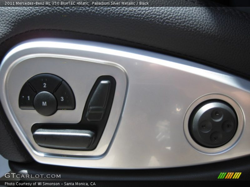 Palladium Silver Metallic / Black 2011 Mercedes-Benz ML 350 BlueTEC 4Matic