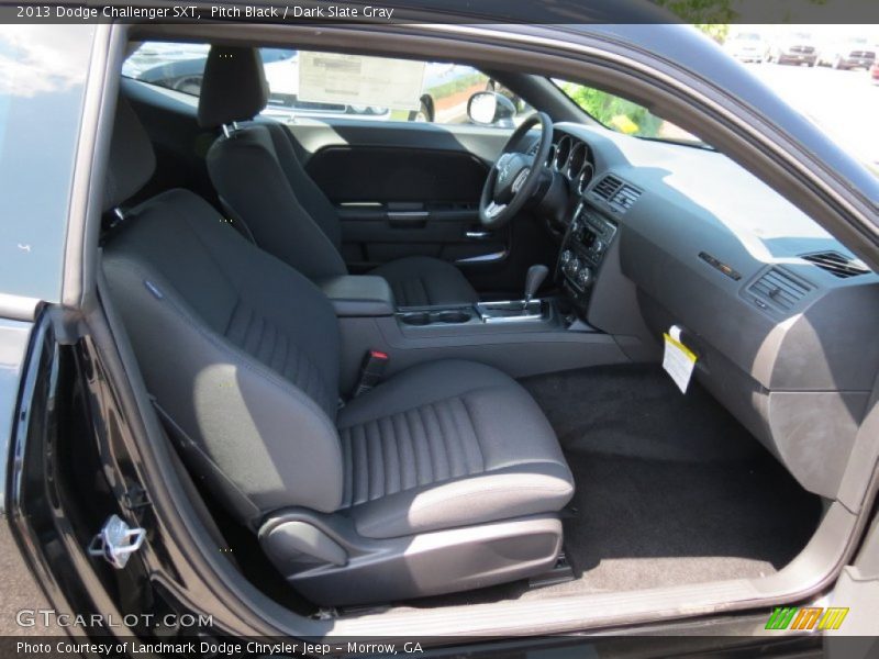 Pitch Black / Dark Slate Gray 2013 Dodge Challenger SXT