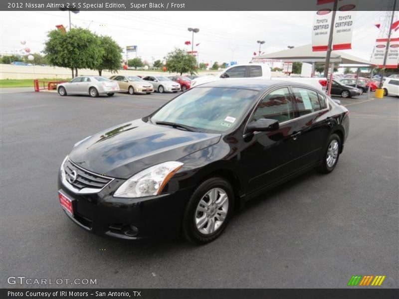 Super Black / Frost 2012 Nissan Altima 2.5 S Special Edition