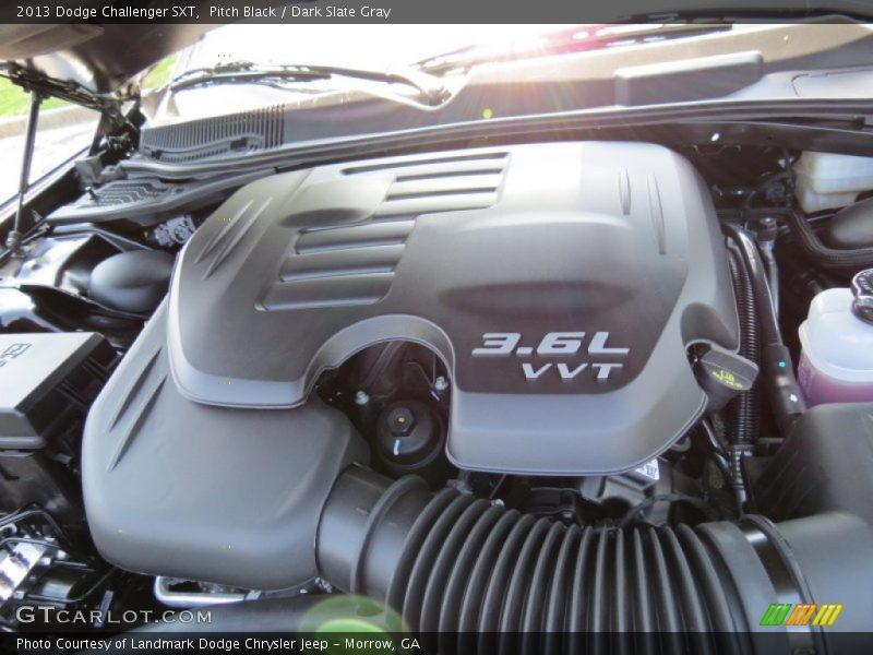 Pitch Black / Dark Slate Gray 2013 Dodge Challenger SXT