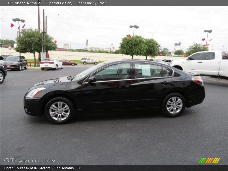Super Black / Frost 2012 Nissan Altima 2.5 S Special Edition