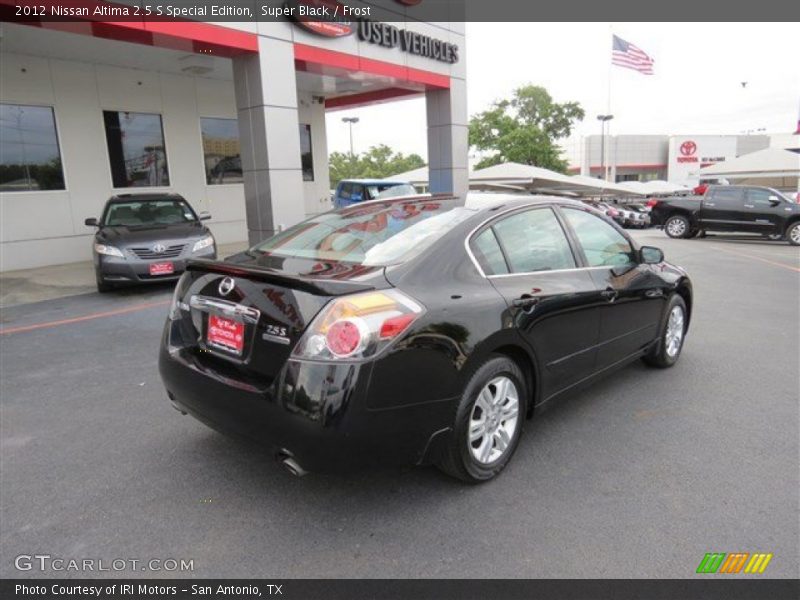 Super Black / Frost 2012 Nissan Altima 2.5 S Special Edition