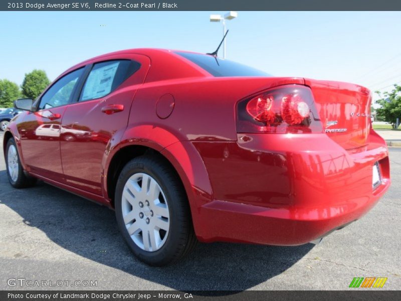 Redline 2-Coat Pearl / Black 2013 Dodge Avenger SE V6