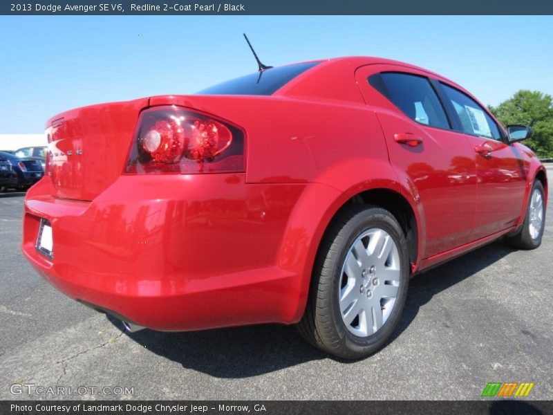 Redline 2-Coat Pearl / Black 2013 Dodge Avenger SE V6