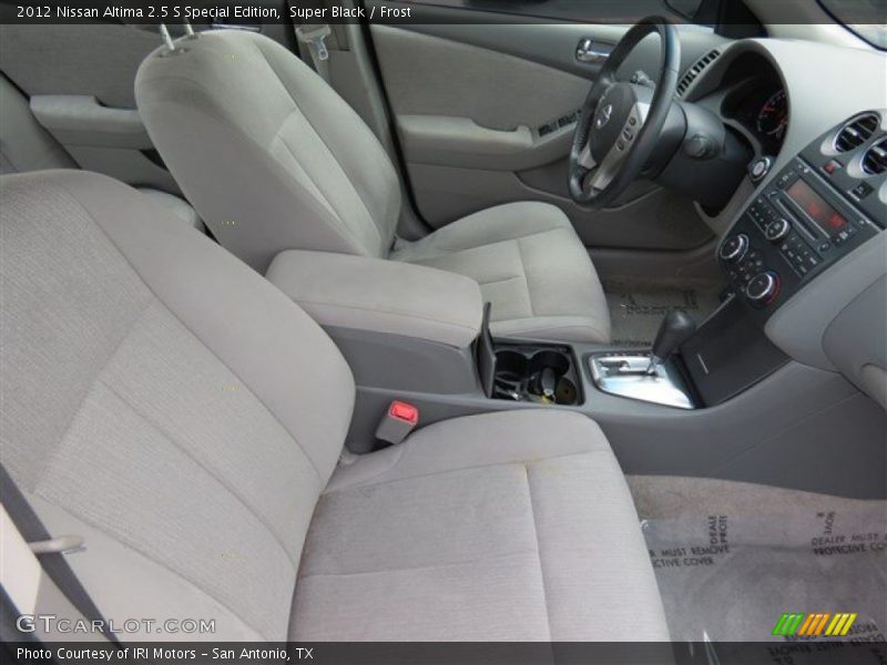 Super Black / Frost 2012 Nissan Altima 2.5 S Special Edition