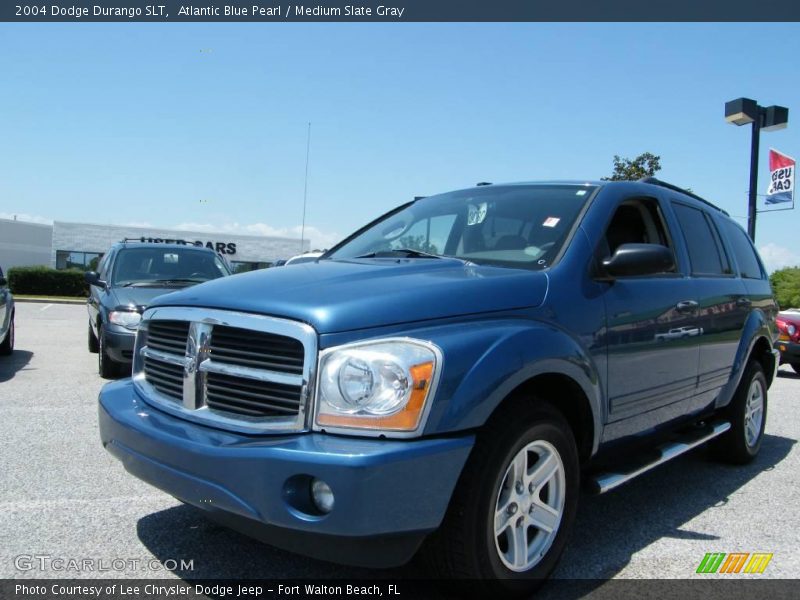 Atlantic Blue Pearl / Medium Slate Gray 2004 Dodge Durango SLT