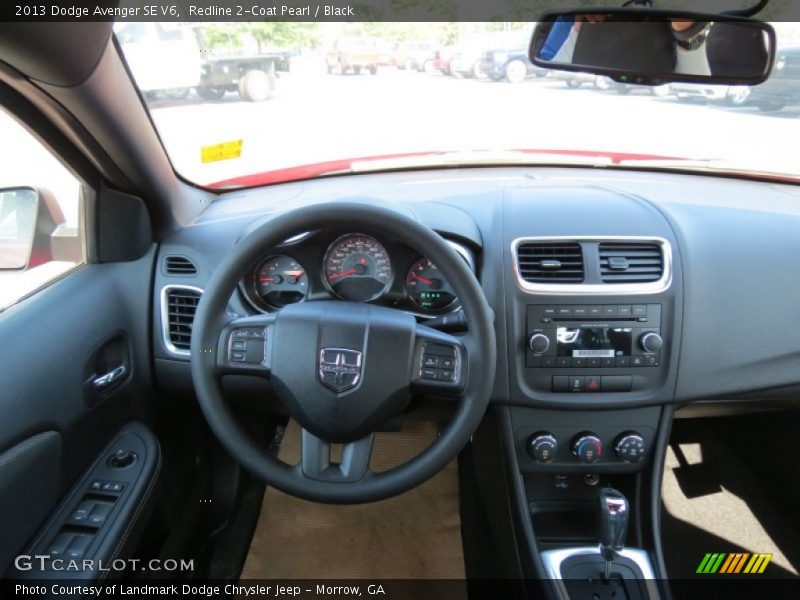 Redline 2-Coat Pearl / Black 2013 Dodge Avenger SE V6