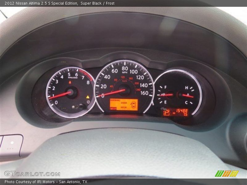 Super Black / Frost 2012 Nissan Altima 2.5 S Special Edition