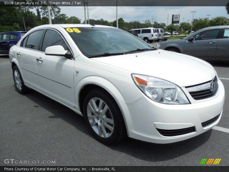Front 3/4 View of 2008 Aura XE 3.5