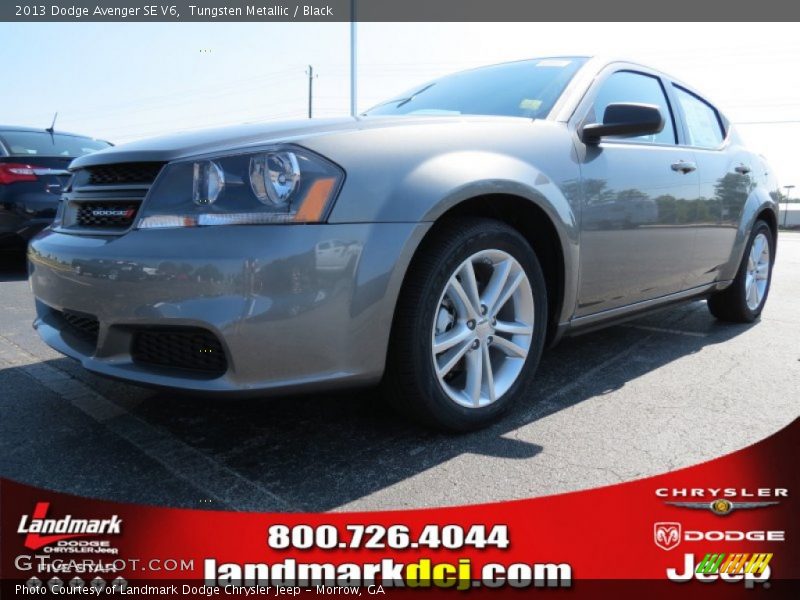 Tungsten Metallic / Black 2013 Dodge Avenger SE V6