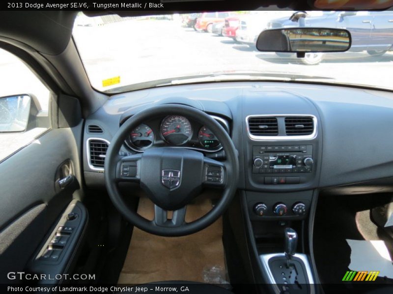 Tungsten Metallic / Black 2013 Dodge Avenger SE V6