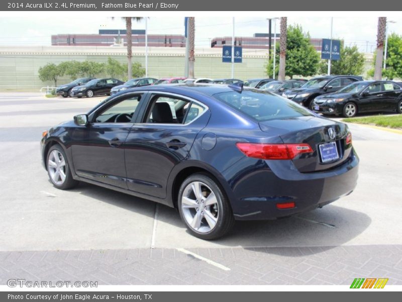 Fathom Blue Pearl / Ebony 2014 Acura ILX 2.4L Premium