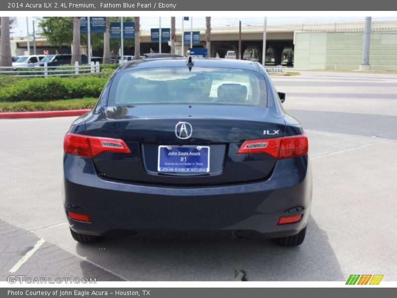 Fathom Blue Pearl / Ebony 2014 Acura ILX 2.4L Premium